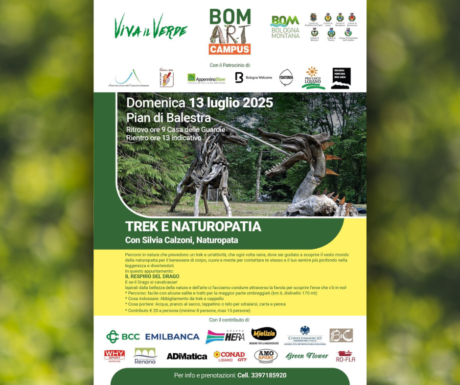 Trek e Naturopatia: “Il Respiro del Drago” Trek e Naturopatia: “Il Respiro del Drago”
